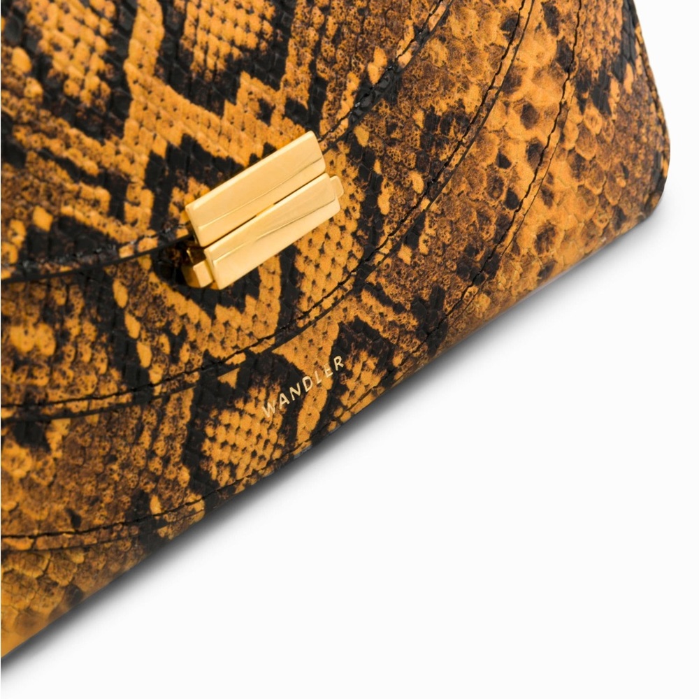 Euc Wandler Luna Python Embossed Bag - image 4